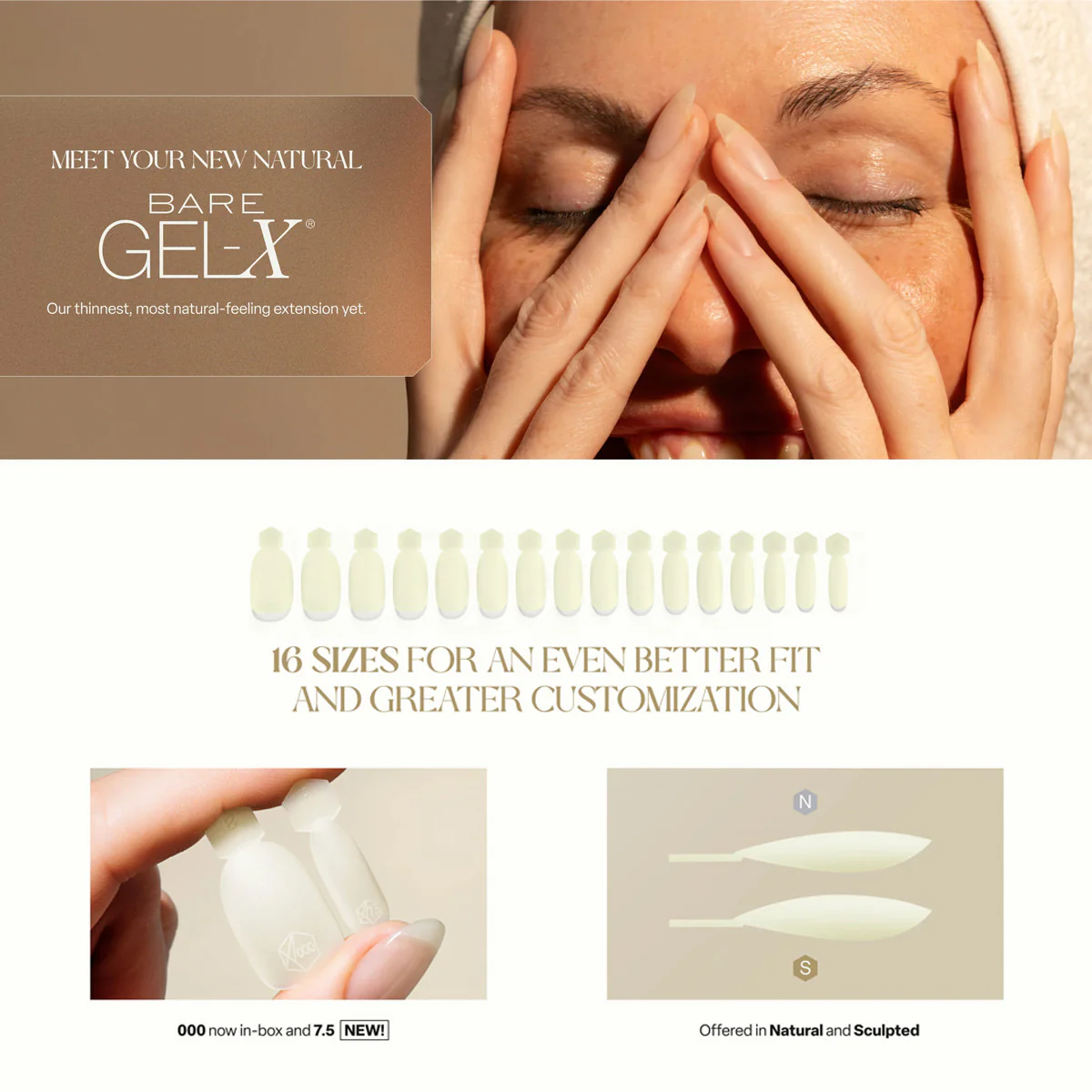 Apres Bare Gel-X Tips (Natural) 280pcs Box - 16 Sizes - Image 11