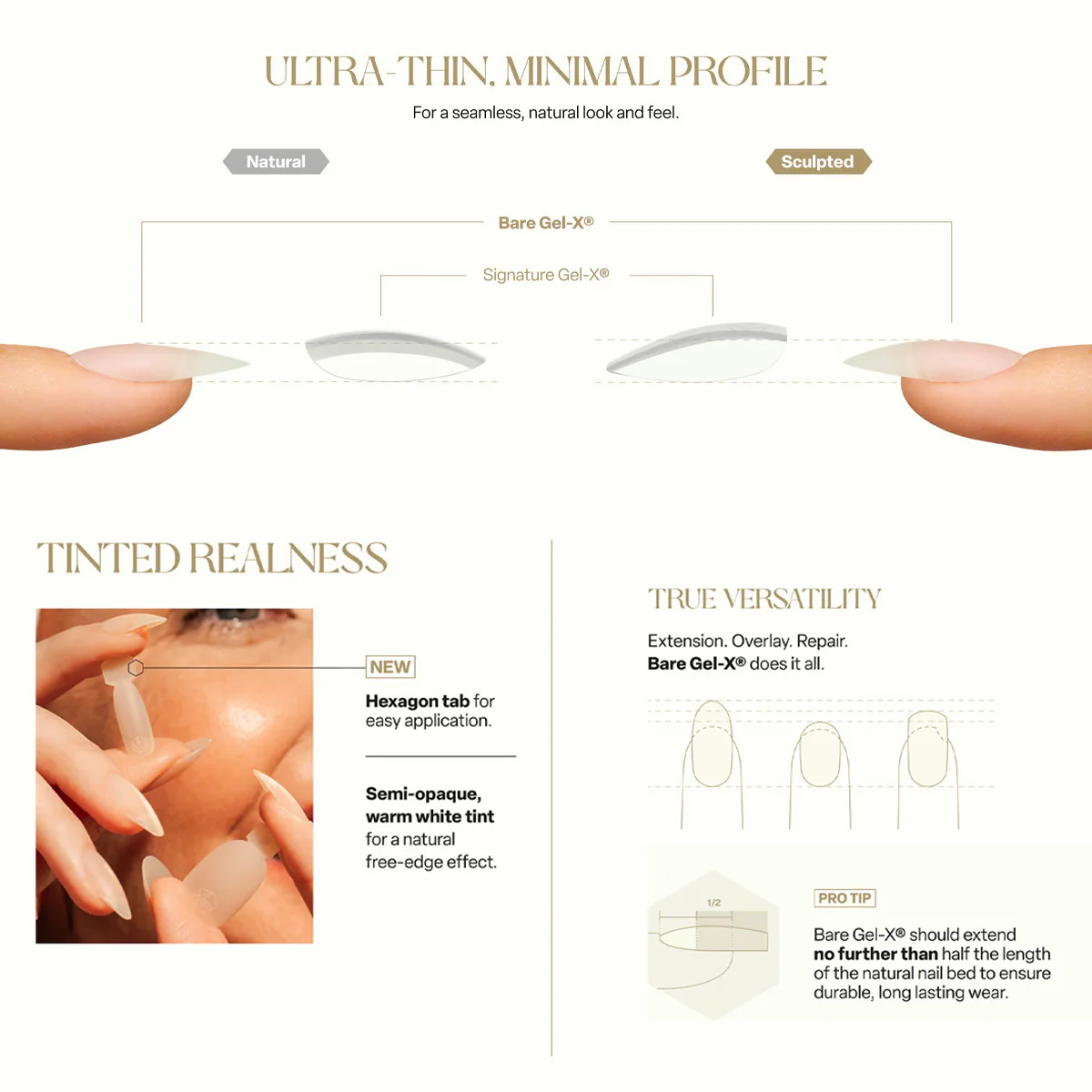 Apres Bare Gel-X Tips (Natural) 280pcs Box - 16 Sizes - Image 12