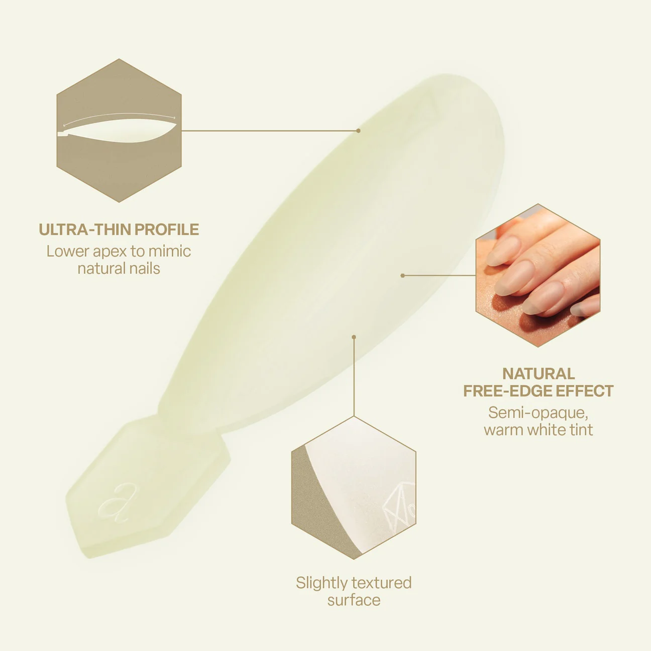 Apres Bare Gel-X Tips (Natural) 280pcs Box - 16 Sizes - Image 5