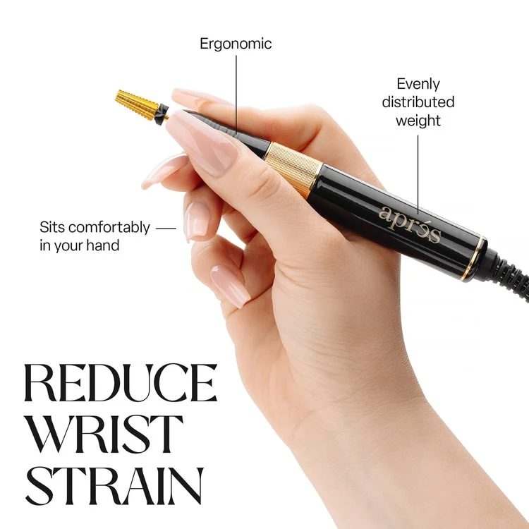 Apres E-File Nail Drill - Black (35,000RPM) - Image 4