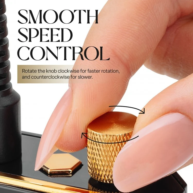 Apres E-File Nail Drill - Black (35,000RPM) - Image 6