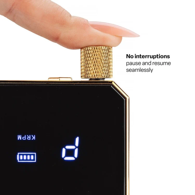 Apres E-File Nail Drill - Black (35,000RPM) - Image 8