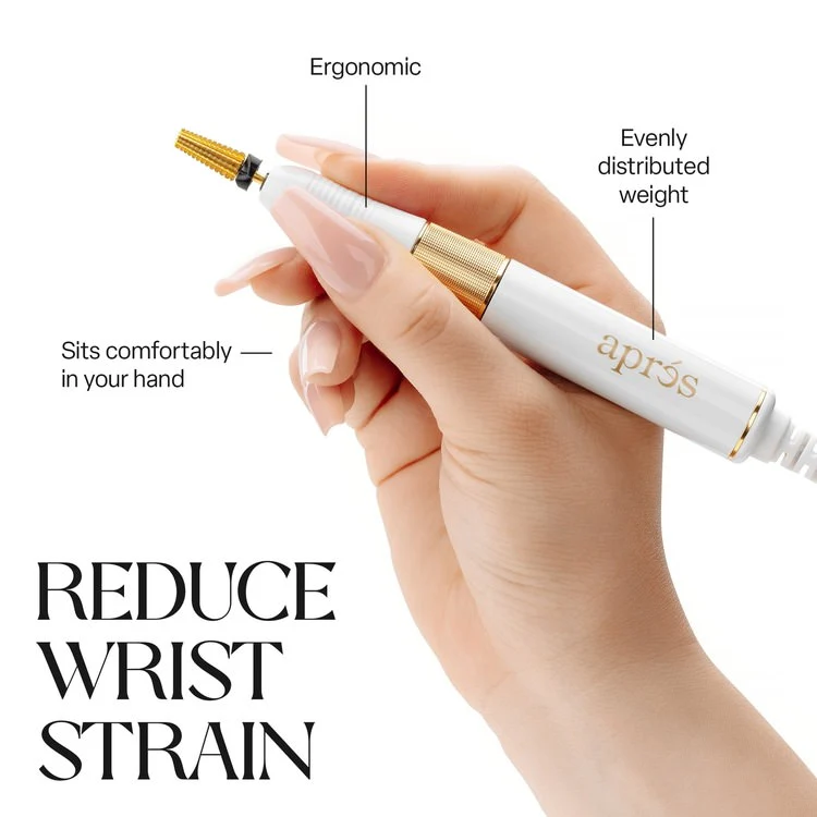 Apres E-File Nail Drill - White (35,000RPM) - Image 4