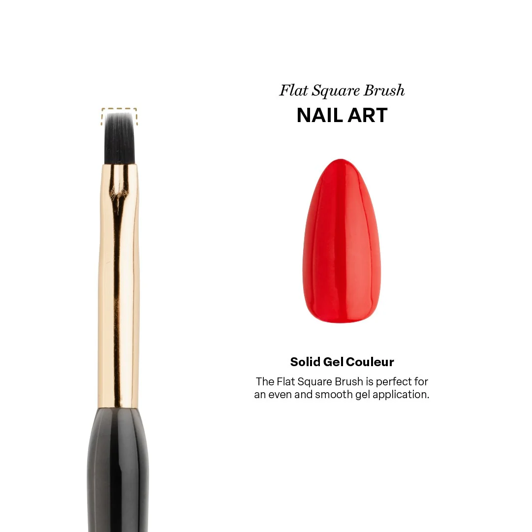 Apres Flat Square Brush with Silicon Cap - Image 5