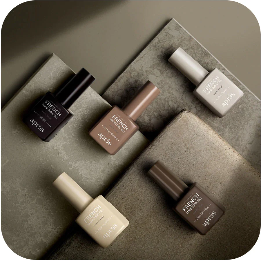 Apres French Manicure Gel Cairo Ombre Set (5pcs) - Image 3