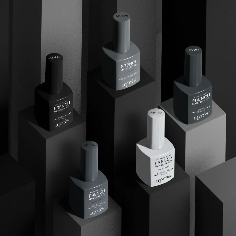 Apres French Manicure Gel New York City Ombre Set (5pcs) - Image 4
