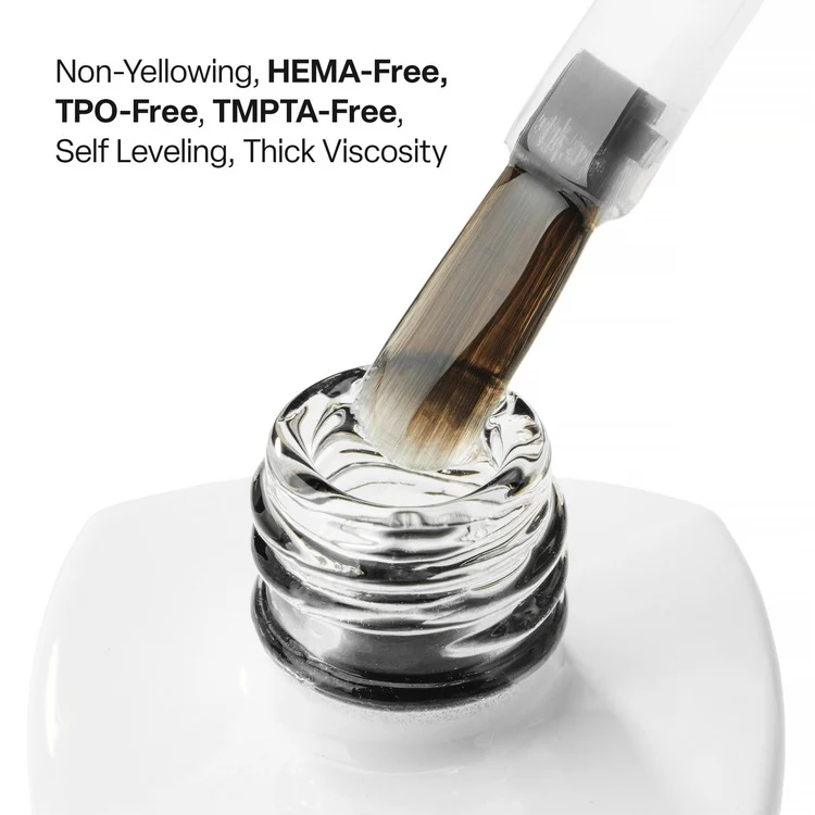 Apres Builder Top Gelcoat Non-Wipe 15ml (HEMA & TPO Free Formula) - Image 7