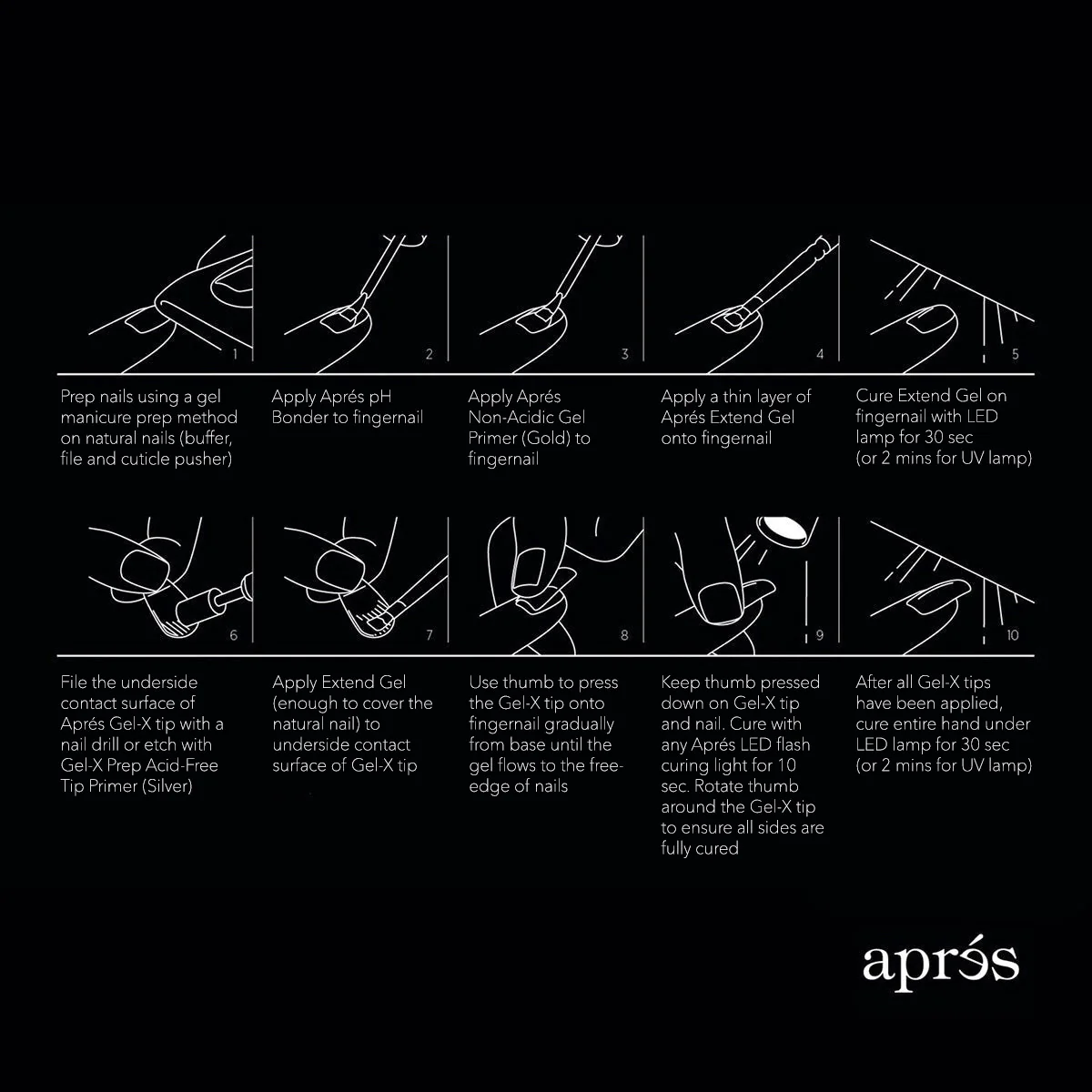 Apres Non Acidic Gel Primer (Gold) 15ml - Image 3