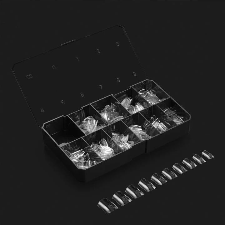 Apres Gel-X Tips (Natural Square Extra Short) 500pcs Box - 10 Sizes - Image 3