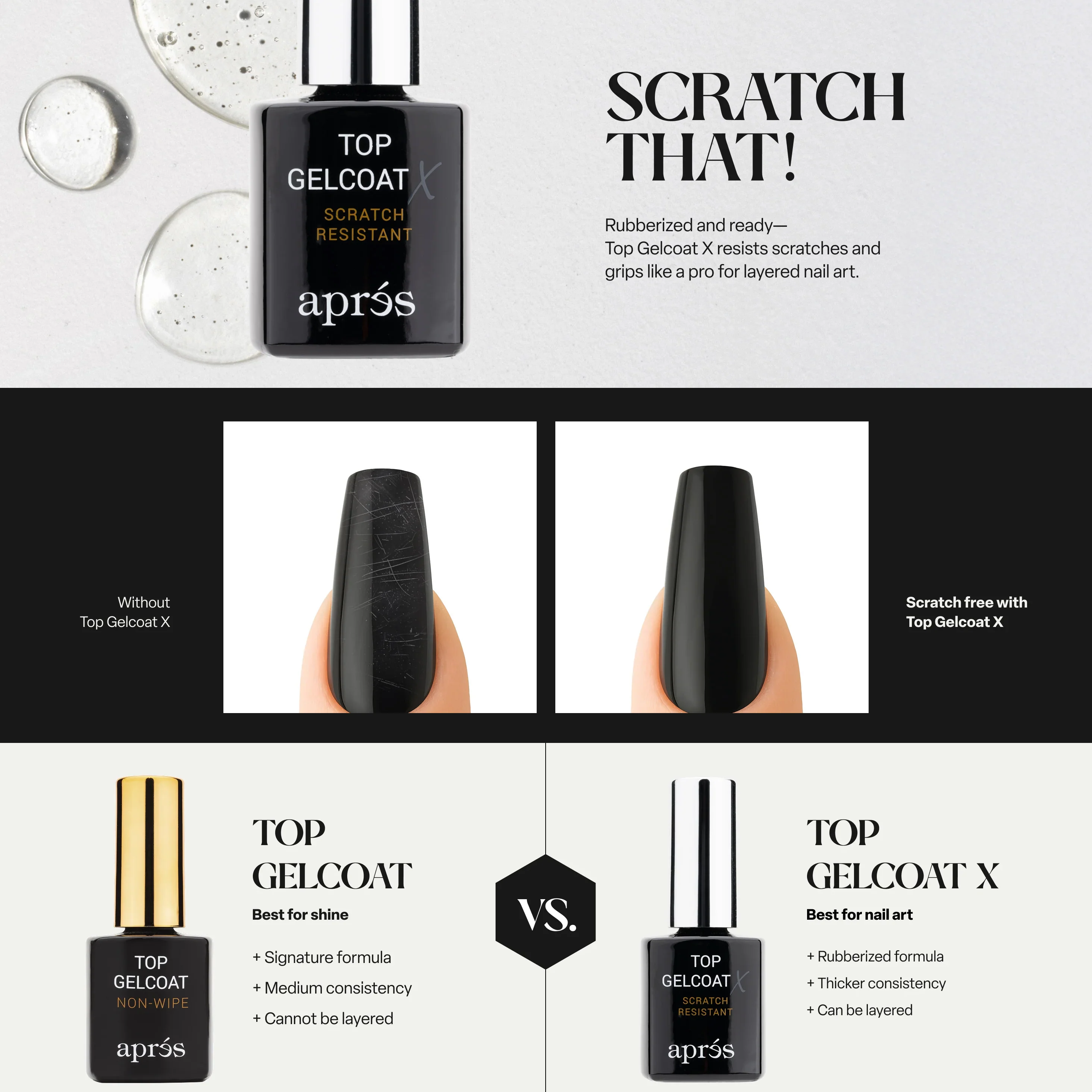 Apres Top Gelcoat X - Scratch Resistant (HEMA & TPO-Free Formula) 15ml - Image 4